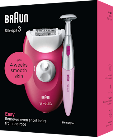 Epilator Silk·épil 3 in damski prirezovalnik Bikini FG 1100 Braun