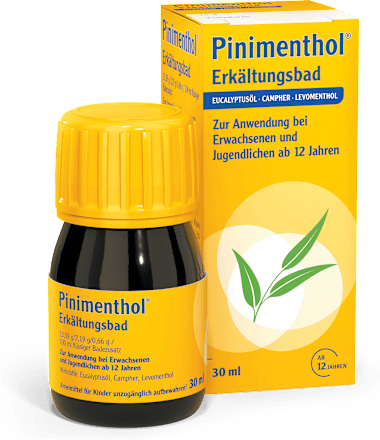 Pinimenthol Erkältungsbad, flüssiger Badezusatz Pinimenthol