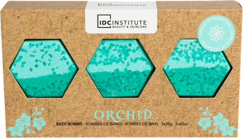 Комплект бомбички за вана Orchid (3x35g) IDC INSTITUTE