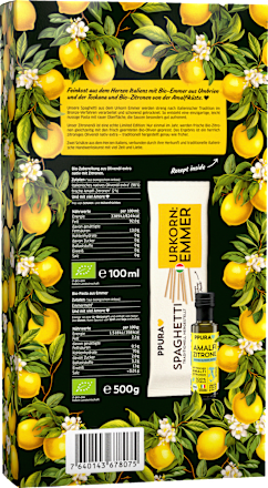 Geschenkset Spaghetti + Olivenöl 2tlg PPURA