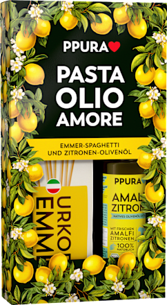 Geschenkset Spaghetti + Olivenöl 2tlg PPURA