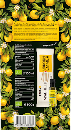 Geschenkset Spaghetti + Olivenöl 2tlg PPURA