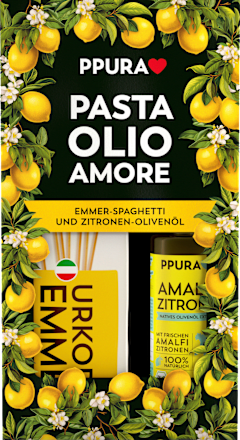 Geschenkset Spaghetti + Olivenöl 2tlg PPURA
