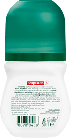 Antitranspirant Deo Roll-on Original Borotalco
