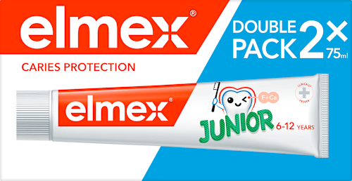 Detská zubná pasta Junior 6 - 12 rokov elmex