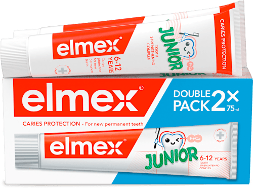 Detská zubná pasta Junior 6 - 12 rokov elmex