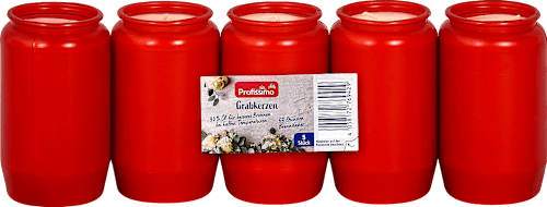 Grabkerzen rot Profissimo