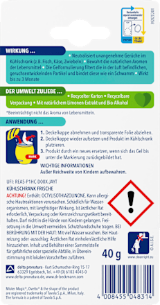 Lufterfrischer Kühlschrank-Frische Dr. Beckmann