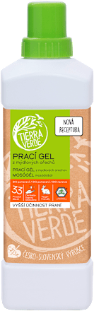 Prací gél z mydlových orechov s pomarančom TIERRA VERDE