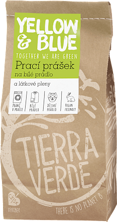 Prací prášok z mydlových orechov na bielu bielizeň TIERRA VERDE