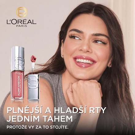 olejový lesk na rty Plump Ambition 641 Latte Glace L'ORÉAL PARiS