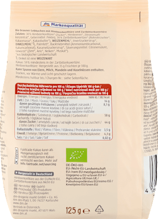 Cuori di panpepato con ripieno al lampone dmBio