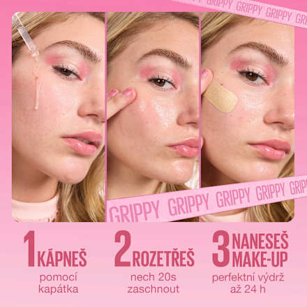 podkladové pleťové sérum Grippy MAYBELLINE NEW YORK