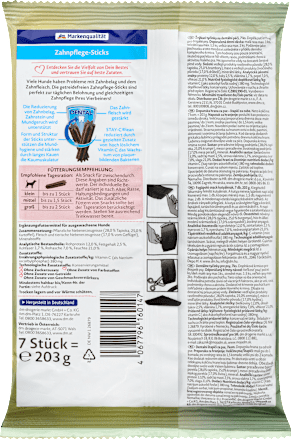 dentální žvýkací tyčinky pro psy Dein Bestes