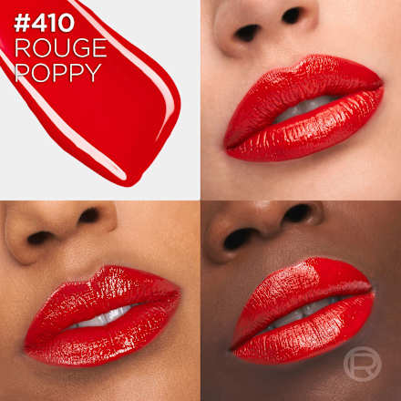 rtěnka Laque Resistance 410 Rouge Poppy L'ORÉAL PARiS
