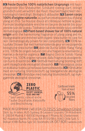 Feste Duschpflege Ylang-Ylang und Iris WELEDA