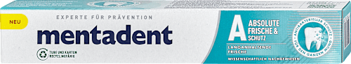 Zahnpasta Absolute Frische & Schutz mentadent