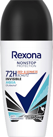 Antitranspirant Deo Roll-On Nonstop Protection Invisible Aqua Rexona