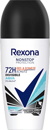 Antitranspirant Deo Roll-On Nonstop Protection Invisible Aqua Rexona