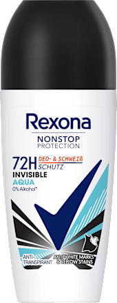 Antitranspirant Deo Roll-On Nonstop Protection Invisible Aqua Rexona