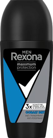 maximum protection Anti-Transpirant Roll-On Cobalt Dry Rexona men