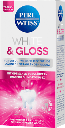 Bleaching White & Gloss Zahncreme Perlweiss