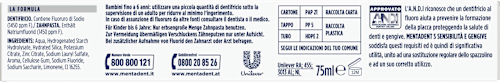 Zahnpasta Sensitive & Zahnfleischschutz mentadent