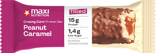 Proteinriegel Creamy Core Erdnuss-Karamell MaxiNutrition