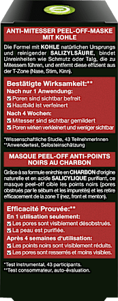 Gesichtsmaske Hautklar Kohle Peel-Off Garnier Skin Active