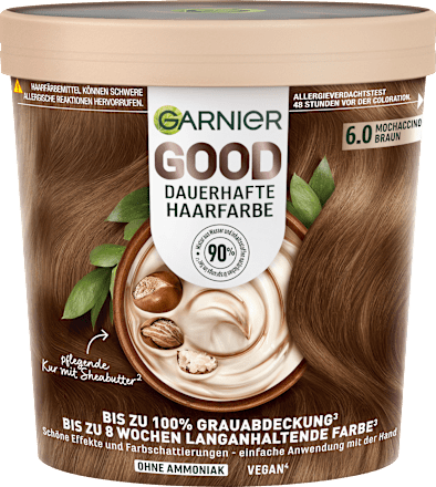 Dauerhafte Haarfarbe - Nr. 6.0 Mochaccino Braun GARNIER GOOD