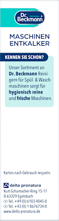 Entkalker für die Spülmaschine Dr. Beckmann