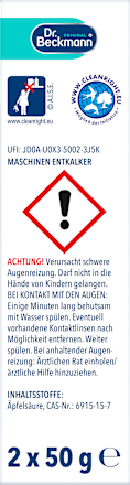 Entkalker für die Spülmaschine Dr. Beckmann