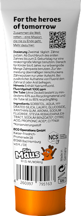 Zahncreme für Kinder Aprikose Hydrophil