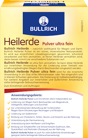 Heilerde Pulver ultra fein BULLRICH