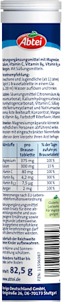 Brausetabletten Magnesium + Kalium Aktiv Plus Abtei