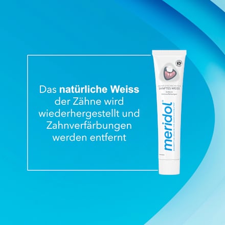 Zahnpasta Zahnfleischschutz Sanftes Weiss meridol