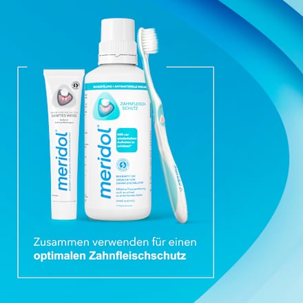 Zahnpasta Zahnfleischschutz Sanftes Weiss meridol