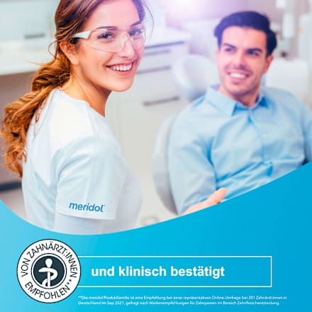 Zahnpasta Zahnfleischschutz Sanftes Weiss meridol