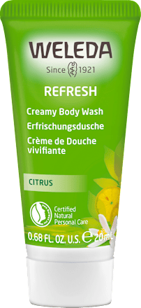 Citrus Erfrischungsdusche Reisegröße WELEDA