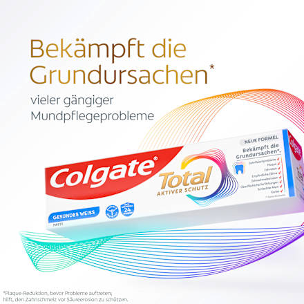 Zahnpasta Total plus gesundes Weiß Colgate