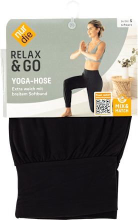 Relax & Go Yoga Hose schwarz, Gr. 36/38 nur die