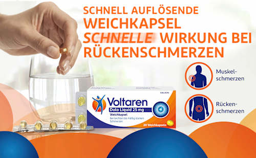 Voltaren Dolo Liquid 25 mg Weichkapsel Voltaren