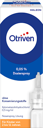 Otriven 0,05 % Dosierspray ohne Konservierungsstoffe Otriven