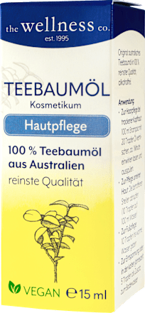 100 % Teebaumöl aus Australien the wellness co.
