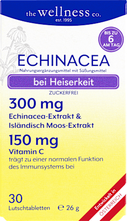 Echinacea Isländisch Moos Lutschtabletten the wellness co.