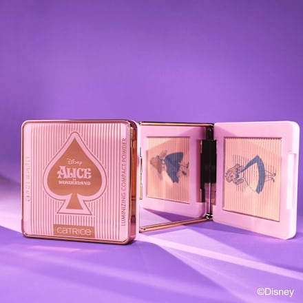 Kompakt Puder Disney Alice In Wonderland Luminizing C01 Slightly Confused CATRICE