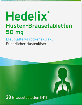 DR. THEISS Hedelix Efeublätter-Trockenextrakt 50mg Husten-Brausetabletten  DR.THEISS