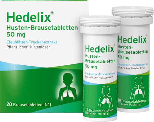 DR. THEISS Hedelix Efeublätter-Trockenextrakt 50mg Husten-Brausetabletten  DR.THEISS
