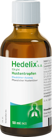 DR.THEISS Hedelix s.a. 0,4 g/ml Efeublätter-Auszug Hustentropfen DR.THEISS