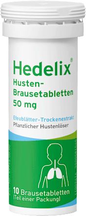 DR. THEISS Hedelix Efeublätter-Trockenextrakt 50mg Husten-Brausetabletten  DR.THEISS